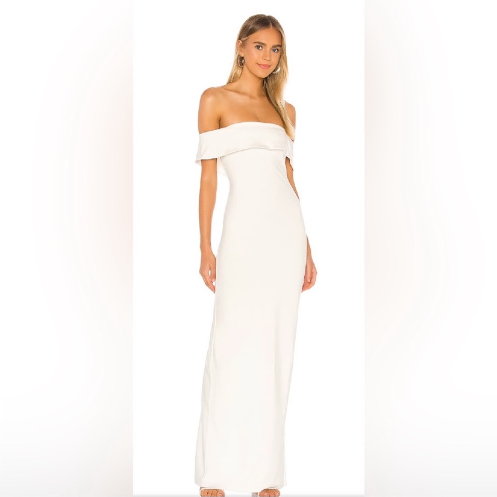 Lovers and Friends Off-Shoulder White Dress